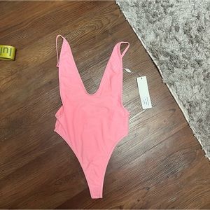 Boutine La One piece retro taffy pink color. sold out online.never worn with tag